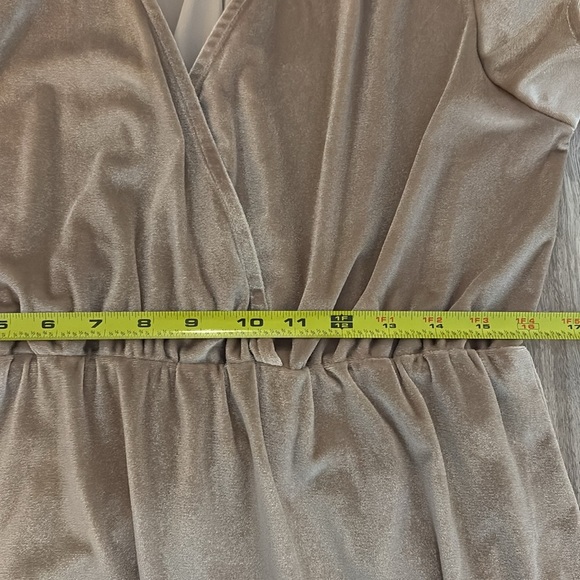 New Baltic Born Liza Champagne Velvet Maxi Dress 3X - XXXL - Picture 6 of 8